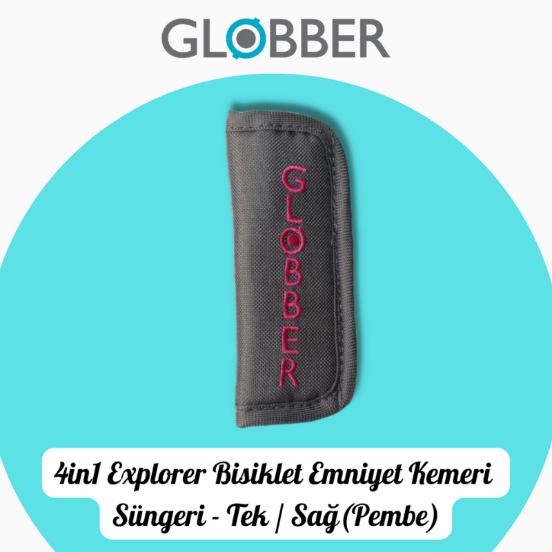 Globber 4in1 Explorer Bisiklet Yedek Parça // Tek Emniyet Kemeri Süngeri (Pembe)