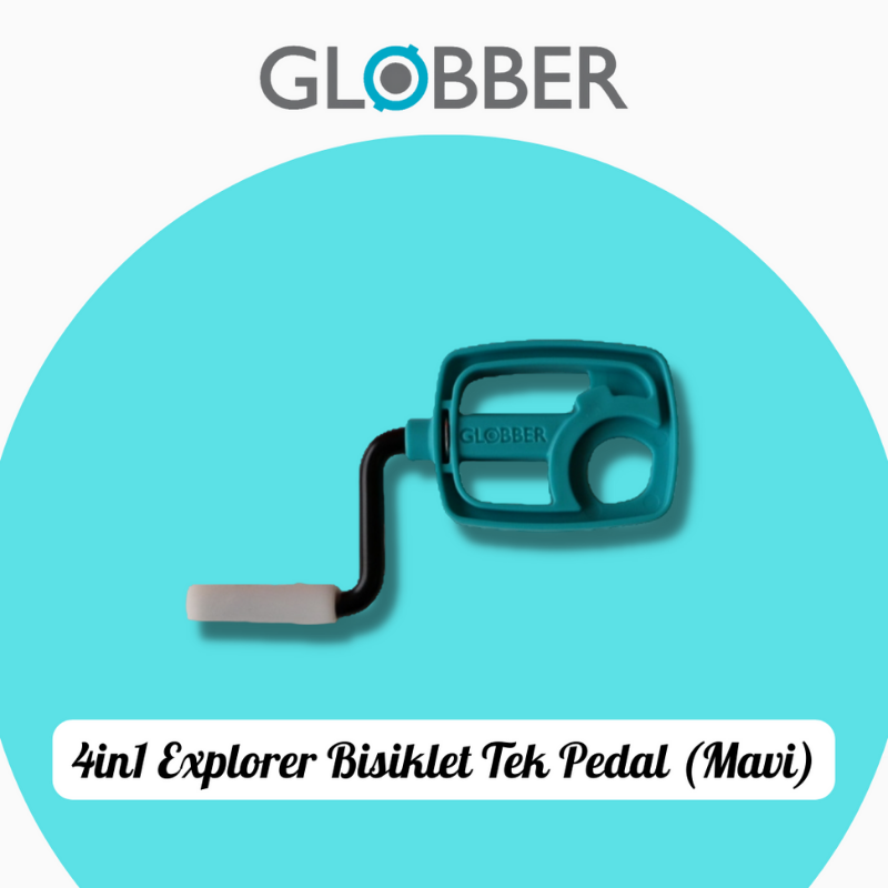 Globber 4in1 Explorer Bisiklet Yedek Parça // Tek Pedal (Mavi)