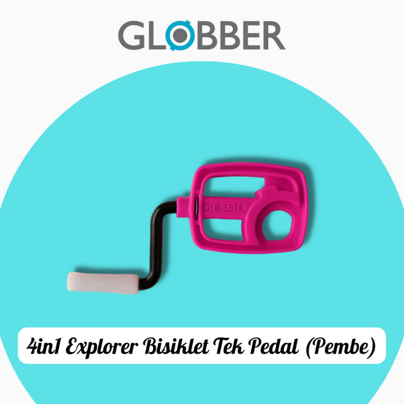 Globber 4in1 Explorer Bisiklet Yedek Parça // Tek Pedal (Pembe)