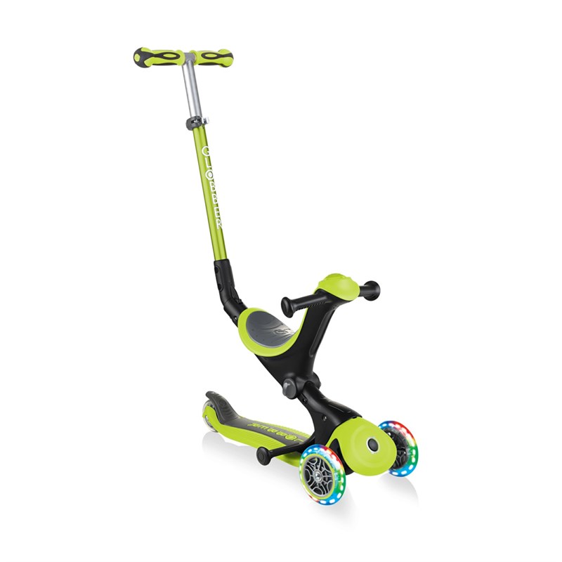 Globber Go Up Deluxe Işıklı Teker Scooter // Yeşil