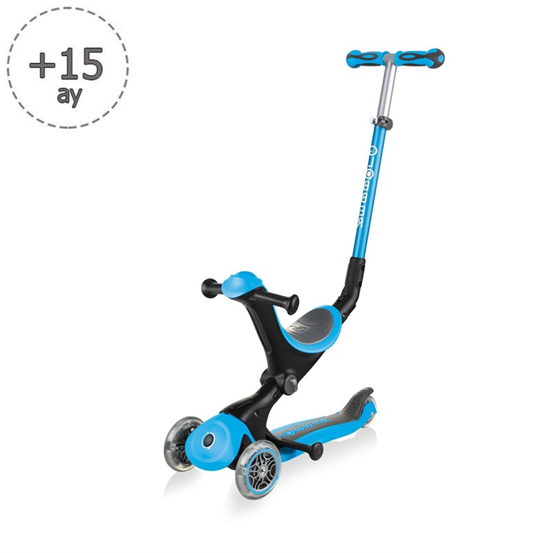 Globber Go Up Deluxe Scooter // Mavi