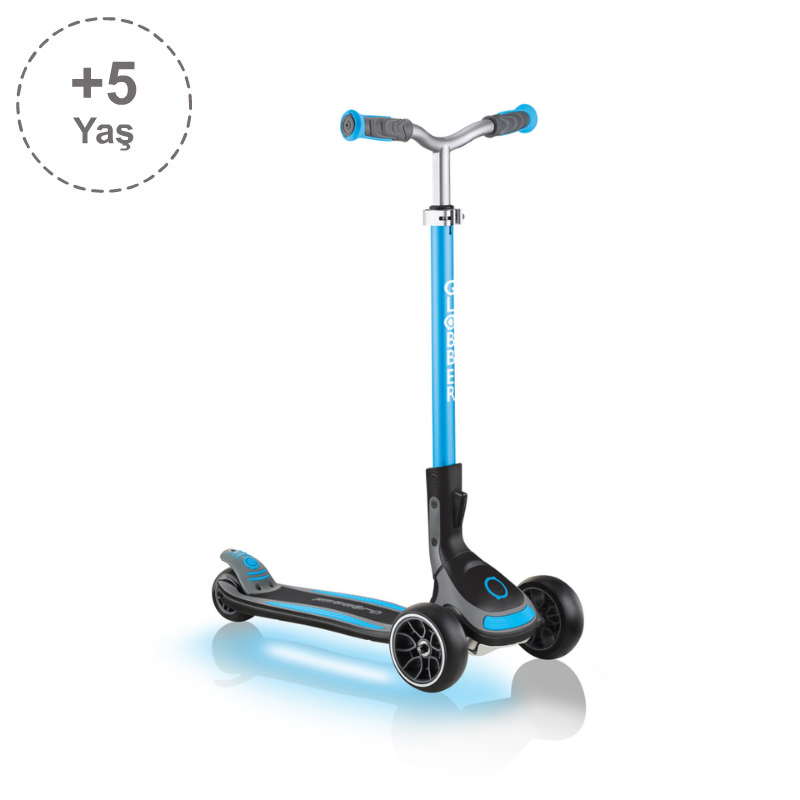 Globber Ultimum Işıklı Scooter // Mavi