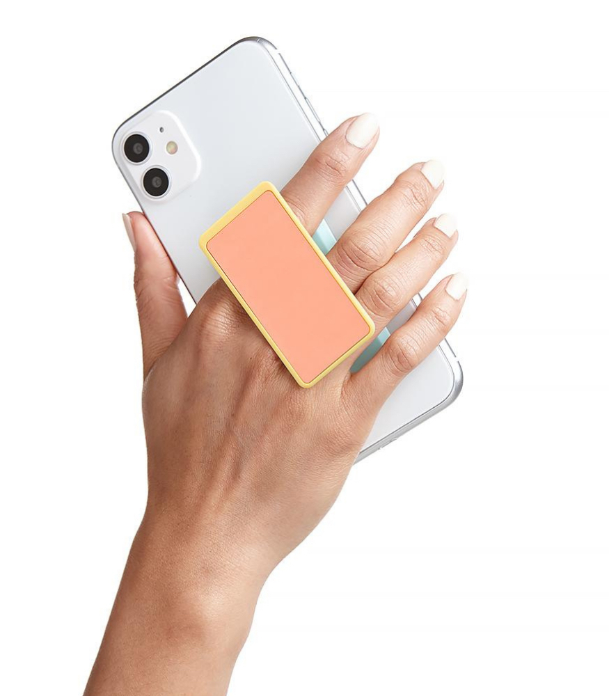 HANDLstick Stand Özellikli Telefon Tutucu // Glow Dark - Coral Mint