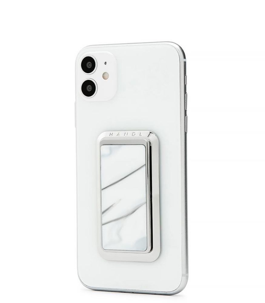 HANDLstick Stand Özellikli Telefon Tutucu // White Marble