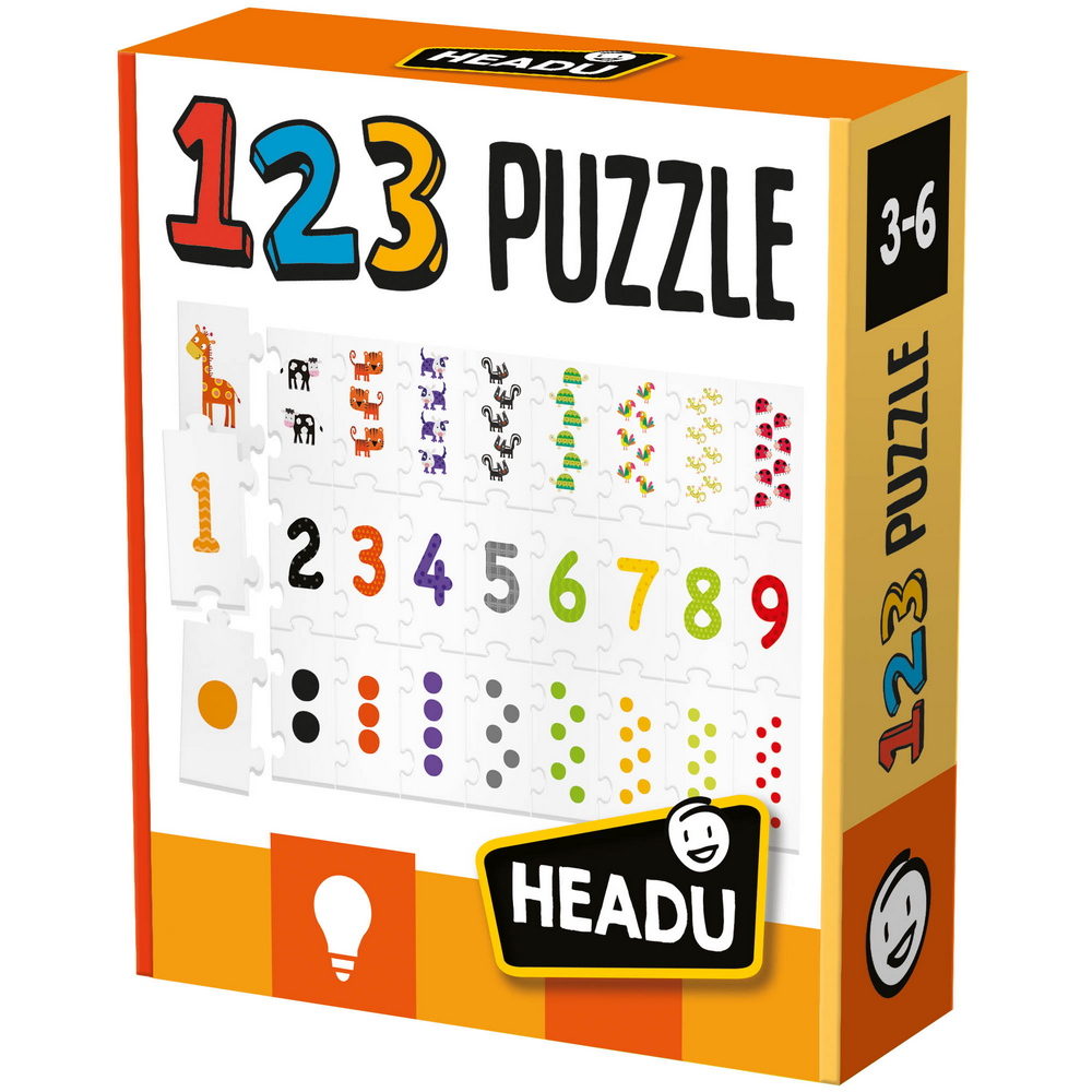 Headu Puzzle Say ve Eşleştir // 123