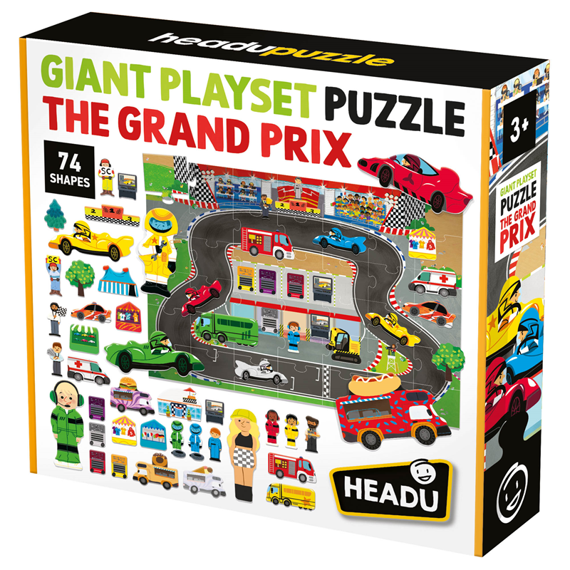 Headu Giant Playset Puzzle (42 Parça) // The Gran Prix