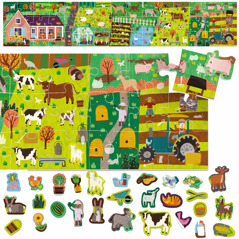 Headu Puzzle - Sticker // The Farm