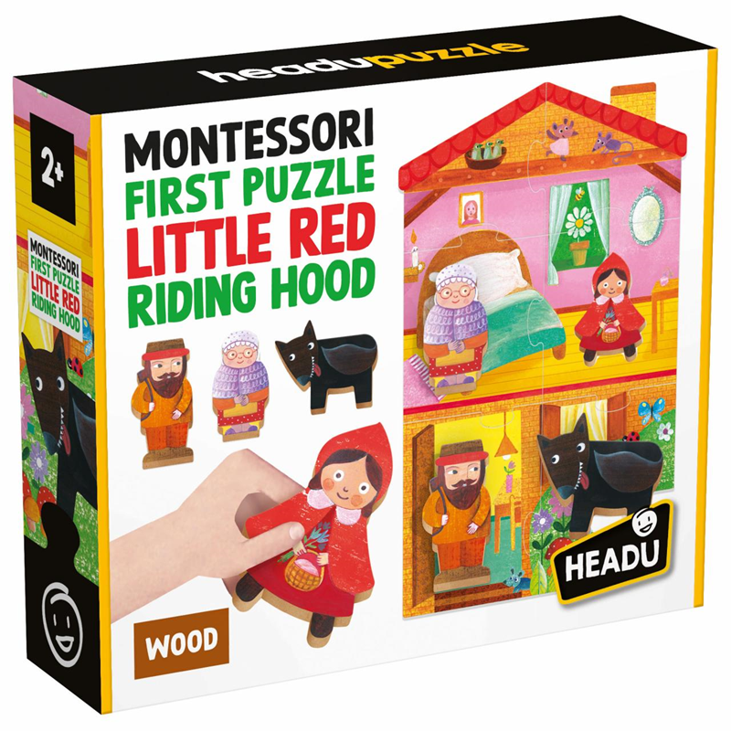 Headu Montessori Puzzle // Kırmızı Başlıklı Kız