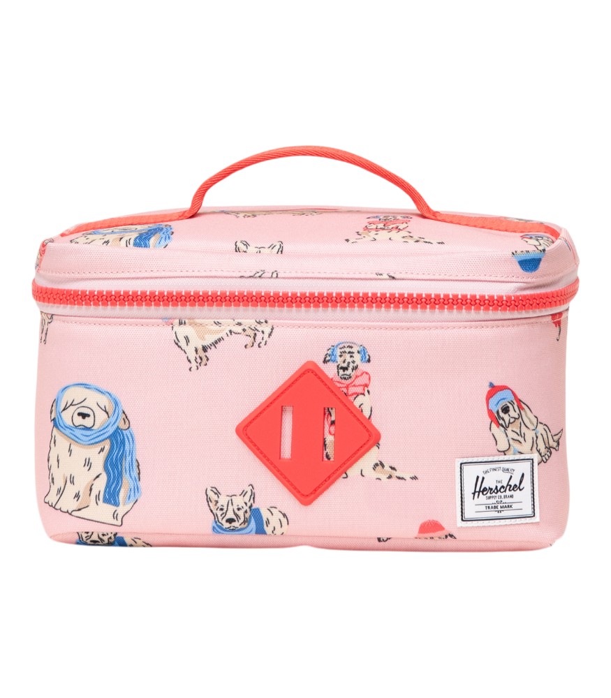 Herschel Heritage Beslenme &Ccedil;antası // K&ouml;pek Desenli - Pembe