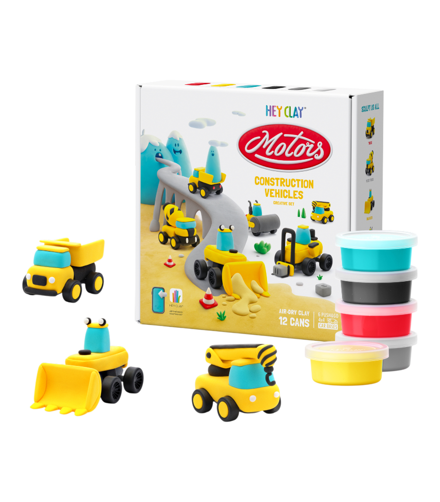 Hey Clay Hava ile Kuruyan Kil (12'li Kutu) // İnşaat Araçları
