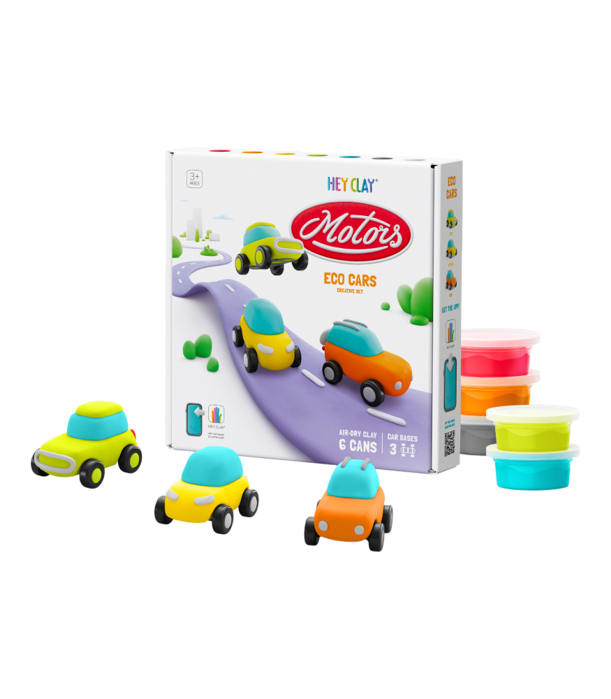 Hey Clay Hava ile Kuruyan Kil (6'lı Kutu) // Eko Arabalar