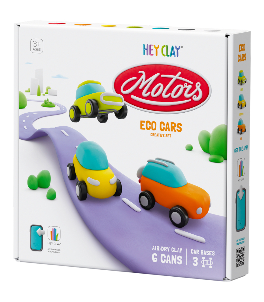 Hey Clay Hava ile Kuruyan Kil (6'lı Kutu) // Eko Arabalar