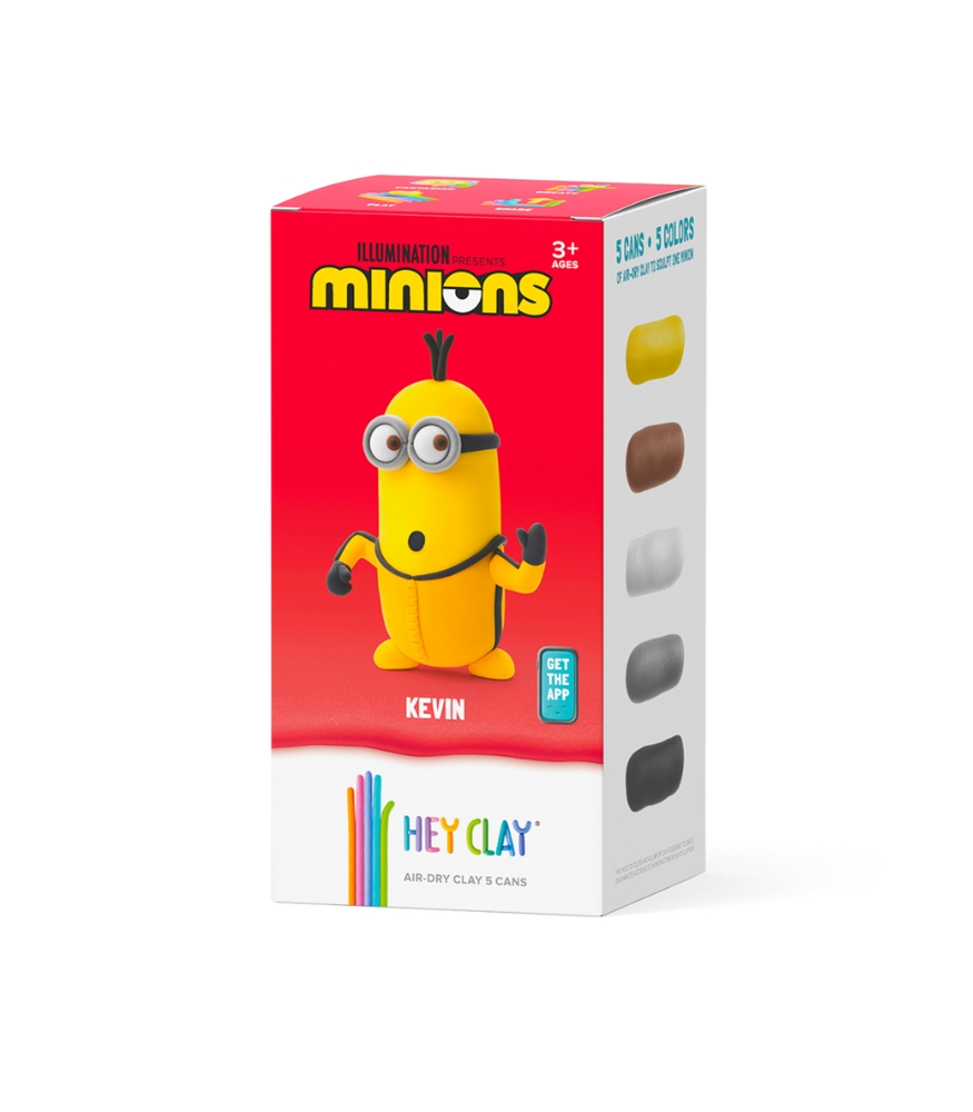 Hey Clay Hava ile Kuruyan Kil (5'li kutu) // Minyonlar - Kevin