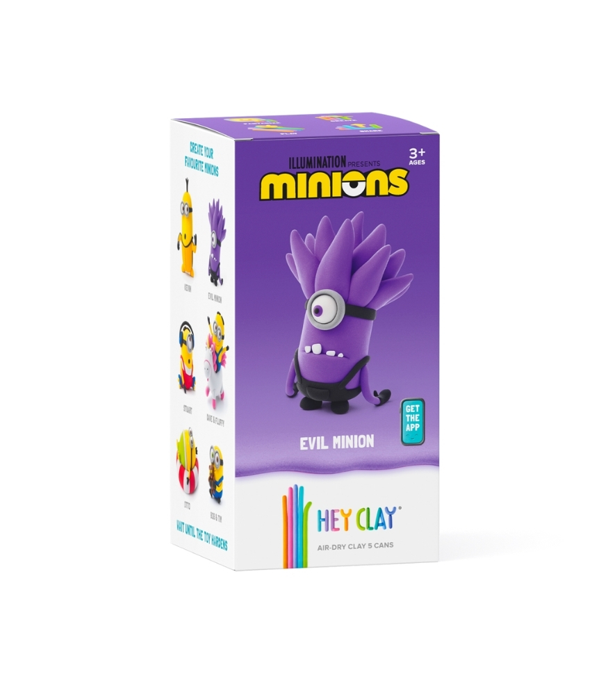 Hey Clay Hava ile Kuruyan Kil (5'li kutu) // Minyonlar - Kötü Minyon