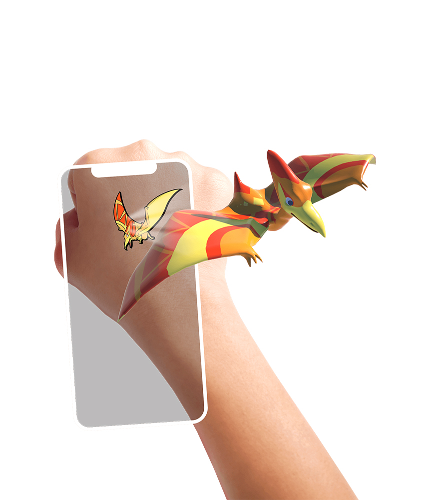 HoloToyz Tattoo - AR Uyumlu Geçici Dövme // Jurassic Dinos