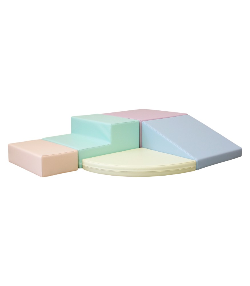IGLU Yumuşak Aktivite ve Oyun Seti - Corner Climber // Pastel