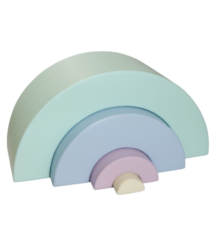 IGLU Montessori Yumuşak Aktivite ve Oyun Seti // Rainbow