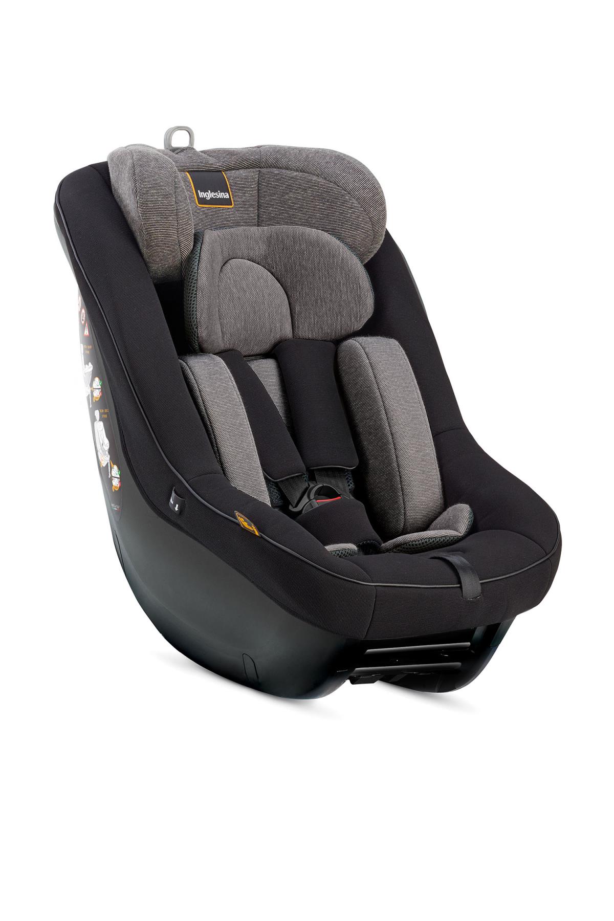 Inglesina Darwin Next Stage i-Size 360 D&ouml;nen Bebek Oto Koltuğu // Vulcan Black