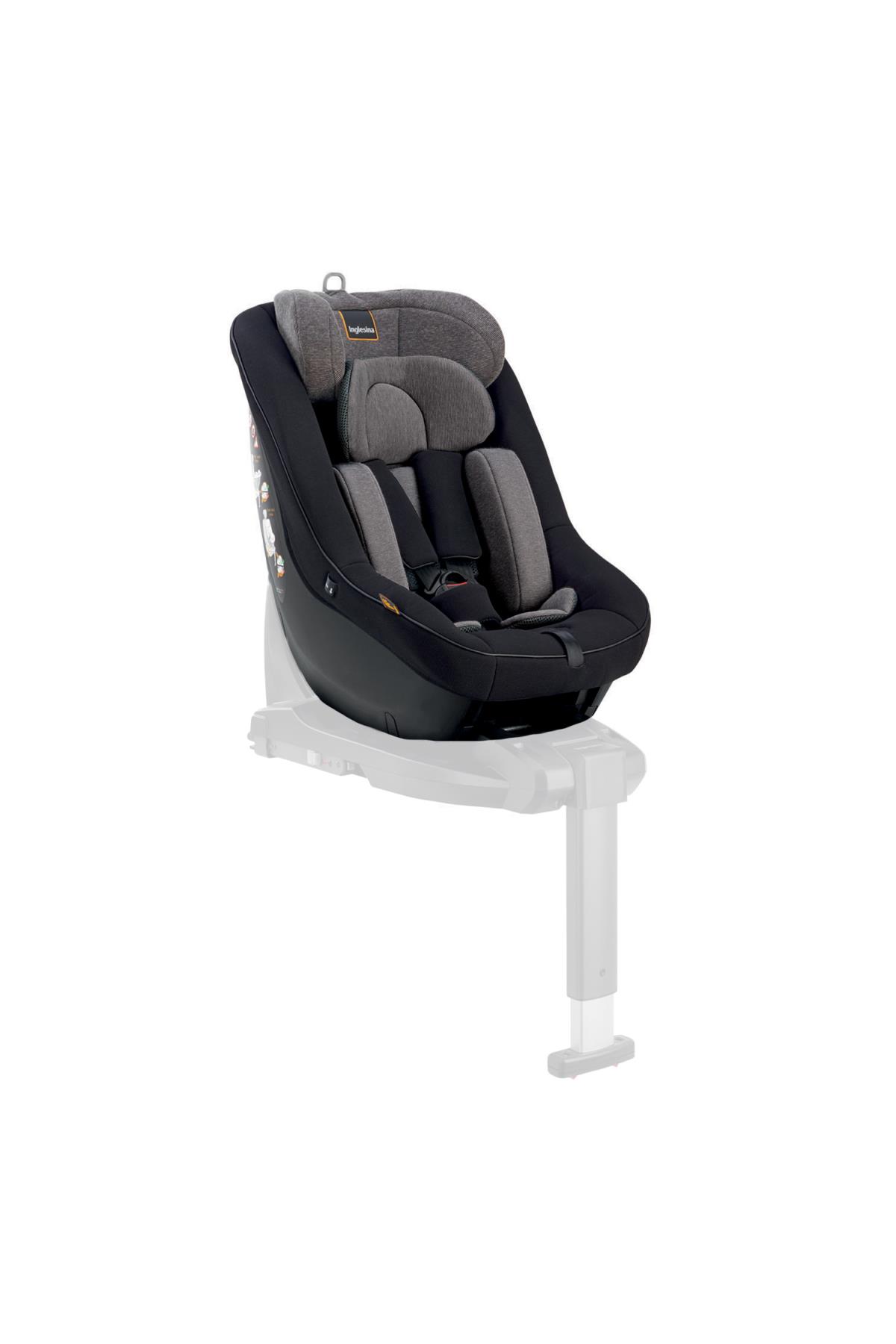 Inglesina Darwin Next Stage i-Size 360 D&ouml;nen Bebek Oto Koltuğu // Vulcan Black