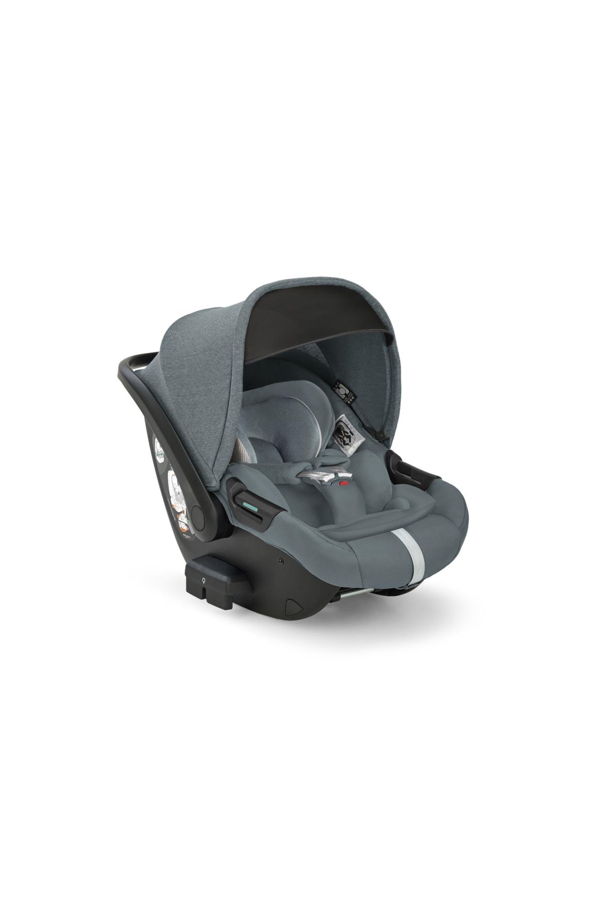 Inglesina Darwin Infant Recline i-Size Gr Ana Kucağı ve Oto Koltuğu // Union Grey