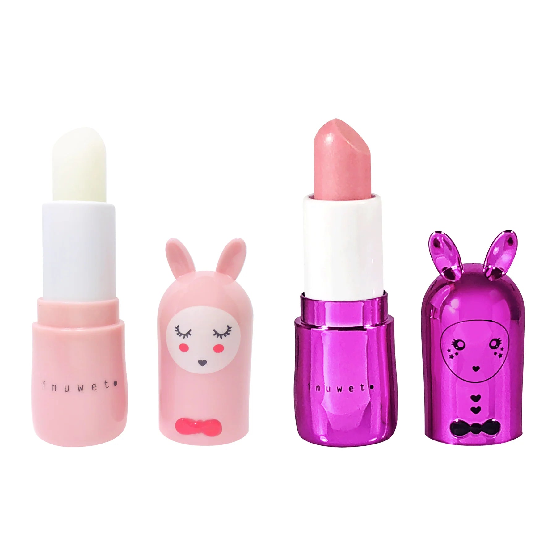 Inuwet Duo Glitter Lip Balm Dudak Nemlendirici Set // Amour