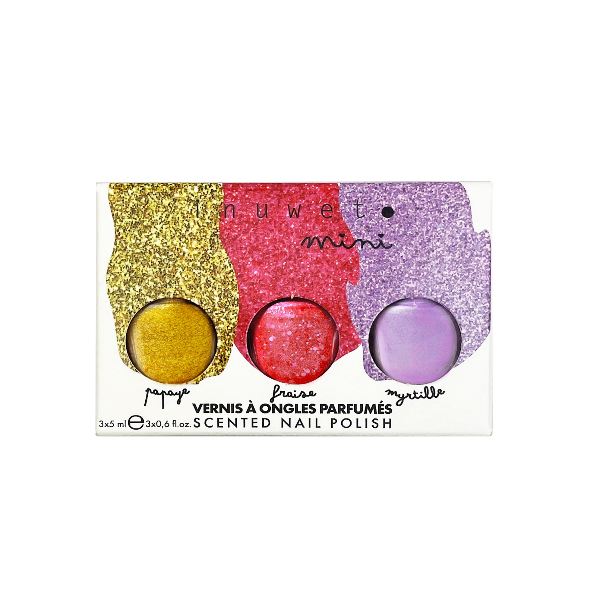 Inuwet Trio Su Bazlı Oje Seti (3 Adet)