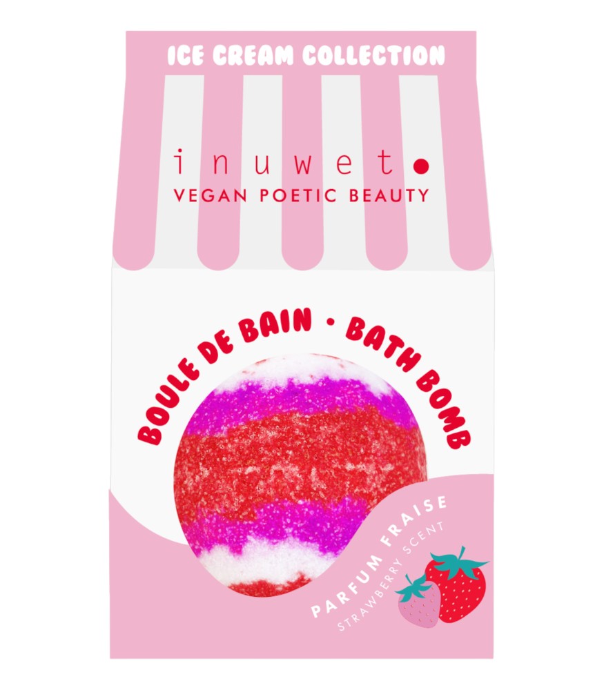 Inuwet Bath Bombes - Banyo Bombası // Çilek