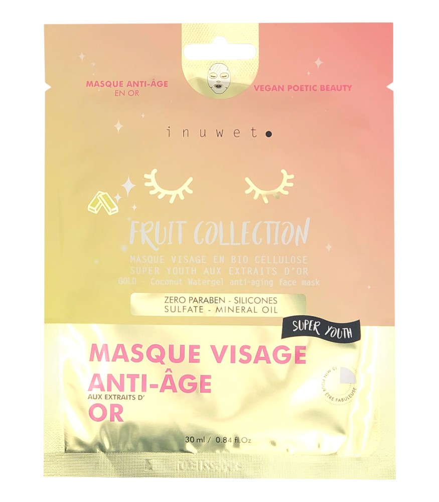 Inuwet Yaşlanma Karşıtı Yüz Bakım Maskesi // Ananas