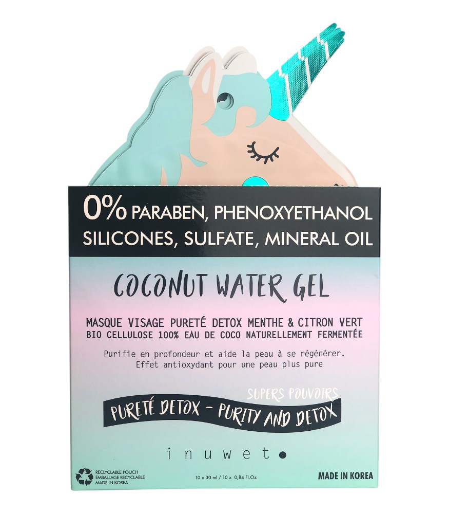 Inuwet Detox Yüz Bakım Maskesi // Hindistan Cevizi Aromalı