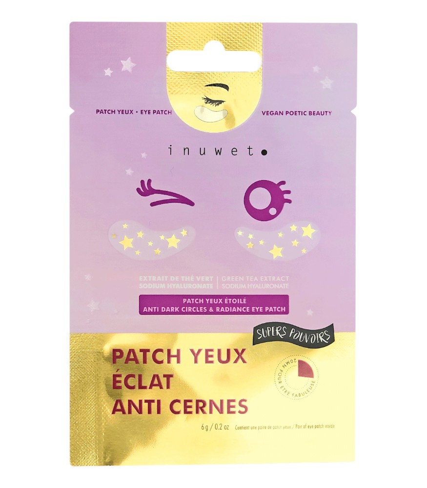 Inuwet G&ouml;z Altı Torbası Maskesi // Stars Glitter