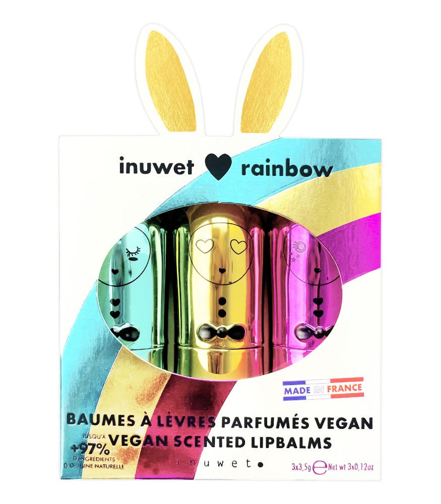 Inuwet Trio Gift Dudak Nemlendirici Seti // Rainbow