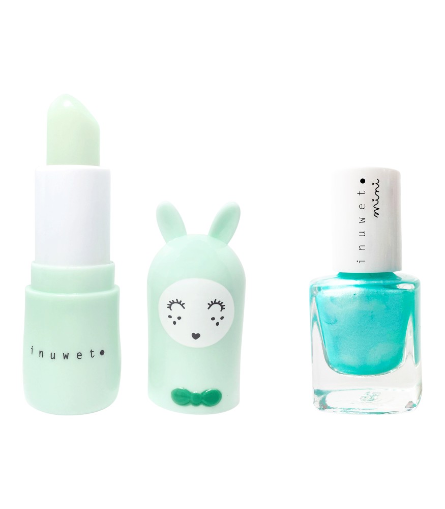 Inuwet Duo Oje & Lip Balm Set // Aqua