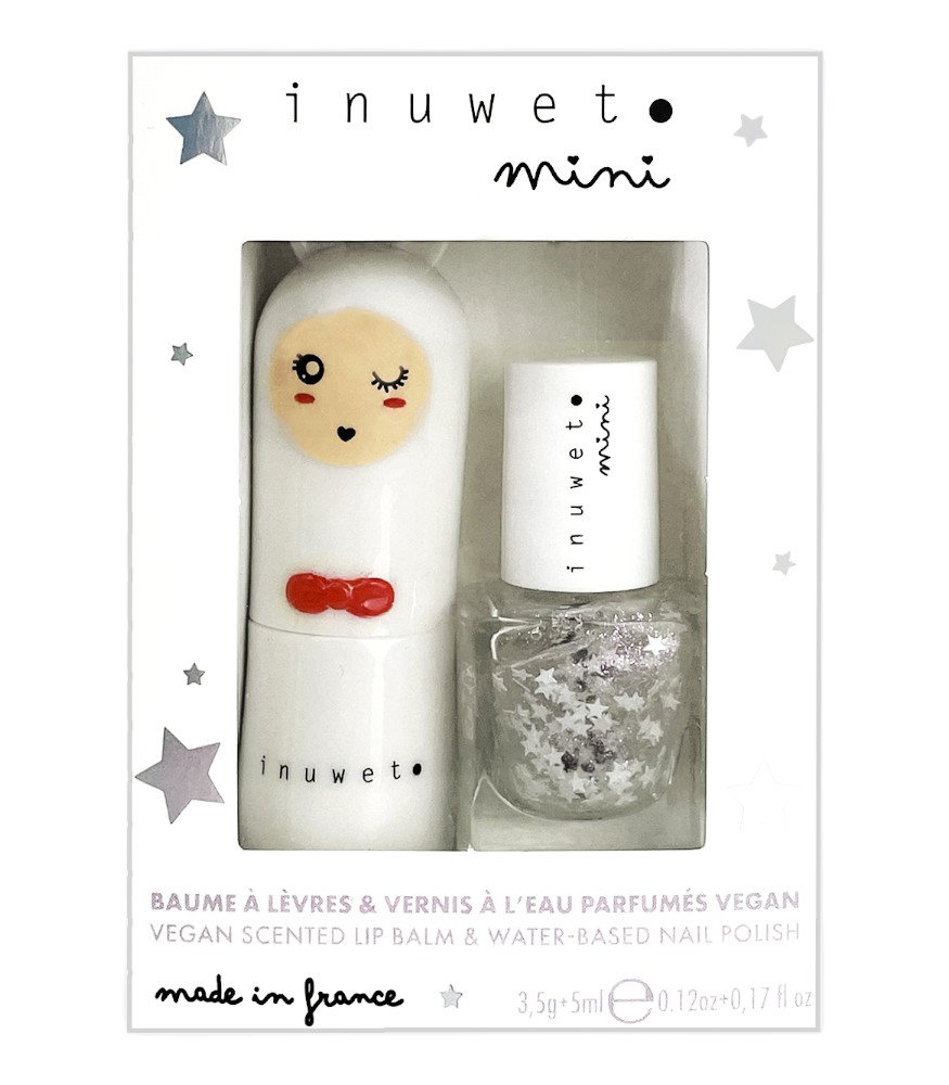 Inuwet Duo Oje & Lip Balm Set // White
