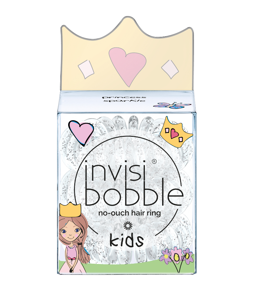 Invisibobble Kids Sa&ccedil; Tokası (3 Adet) // Princess Sparkle