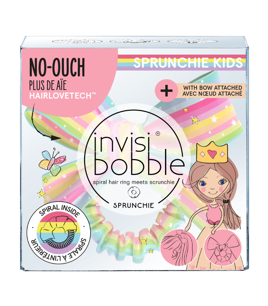 Invisibobble Sprunchie Slim W Bow Sa&ccedil; Tokası // Let&lsquo;s Chase Rainbows