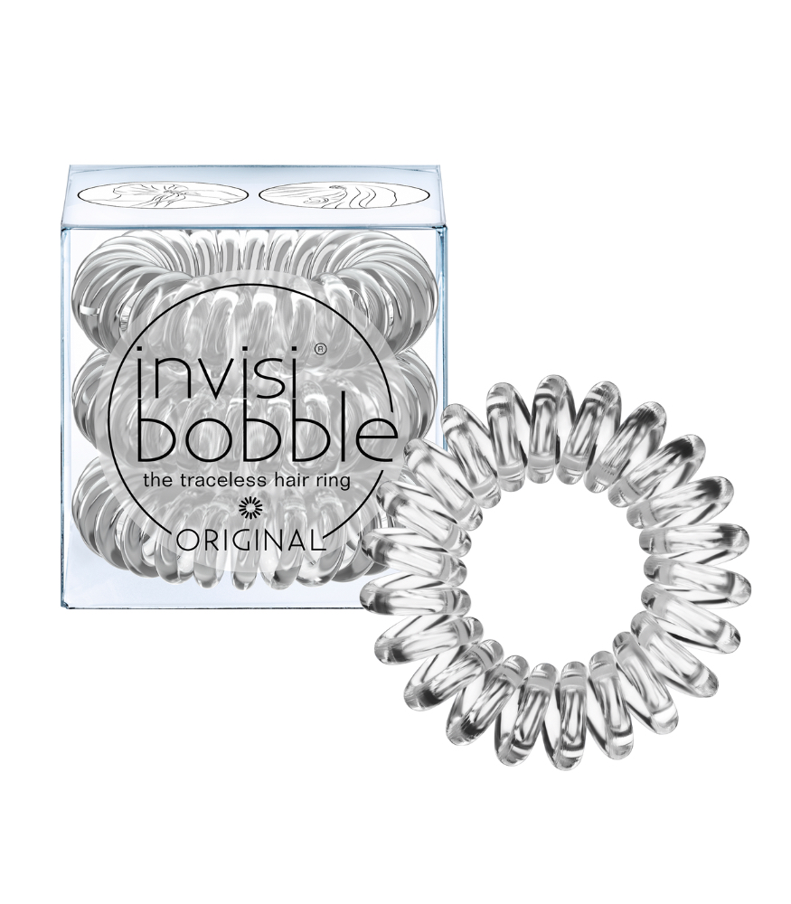Invisibobble Original Sa&ccedil; Tokası (3 Adet) // Crystal Clear