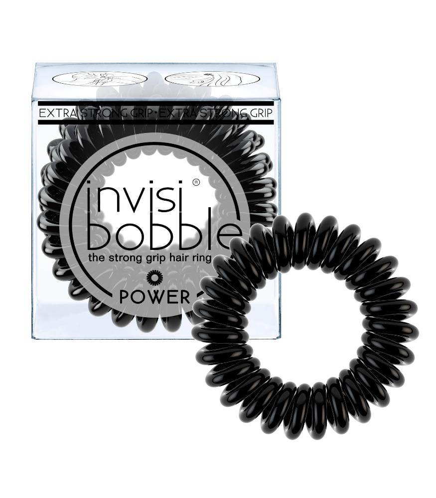 Invisibobble Power Sa&ccedil; Tokası (3 Adet) // True Black