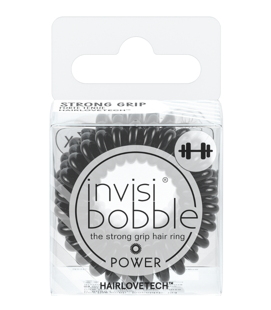 Invisibobble Power Sa&ccedil; Tokası (3 Adet) // True Black