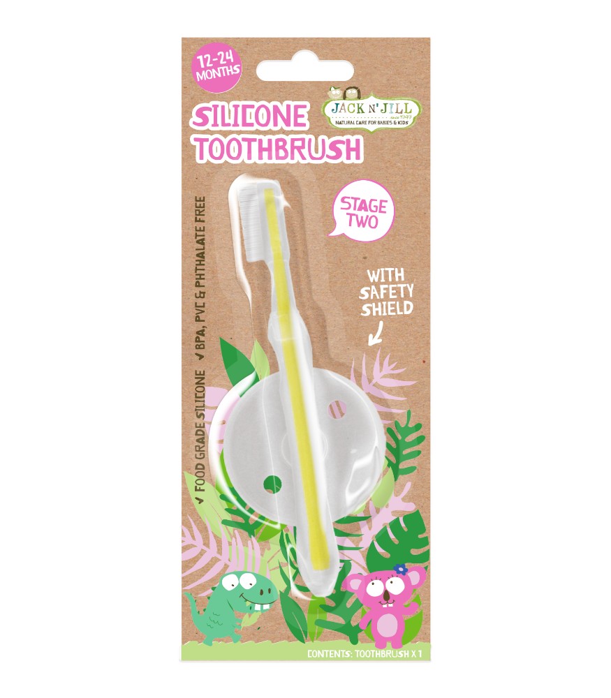 Jack N'Jill Silikon &Ccedil;ocuk Diş Fır&ccedil;ası - Stage2
