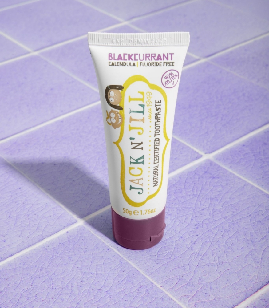 Jack N'Jill Doğal Çocuk Diş Macunu // Blackcurrant - Frenk Üzümü