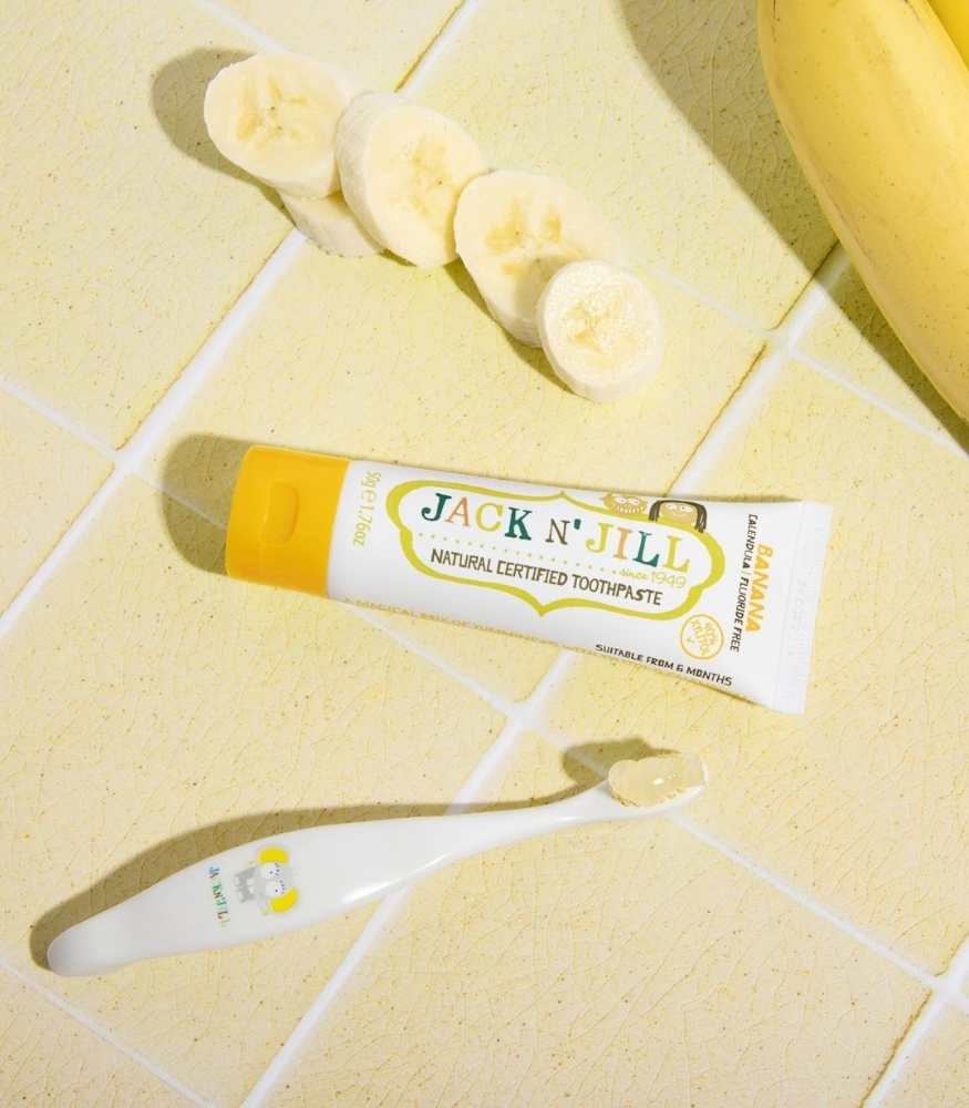 Jack N'Jill Doğal Çocuk Diş Macunu // Banana - Muz