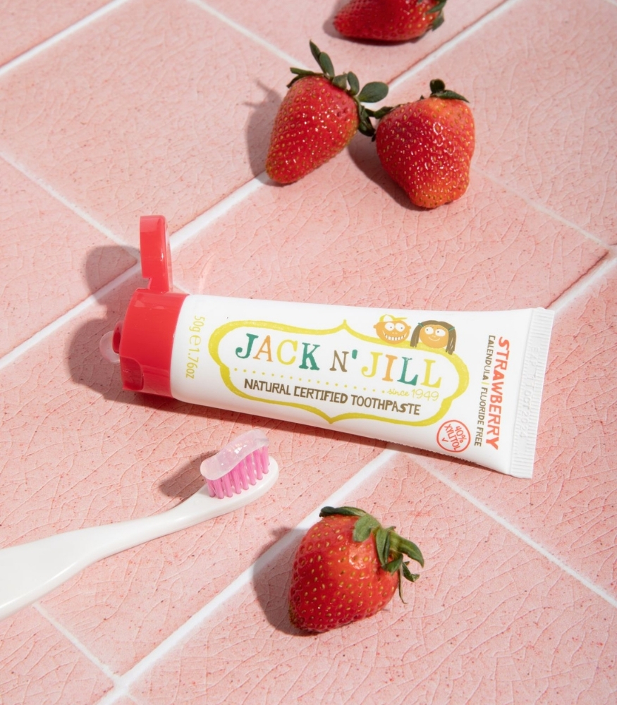 Jack N'Jill Doğal Çocuk Diş Macunu // Strawberry - Çilek