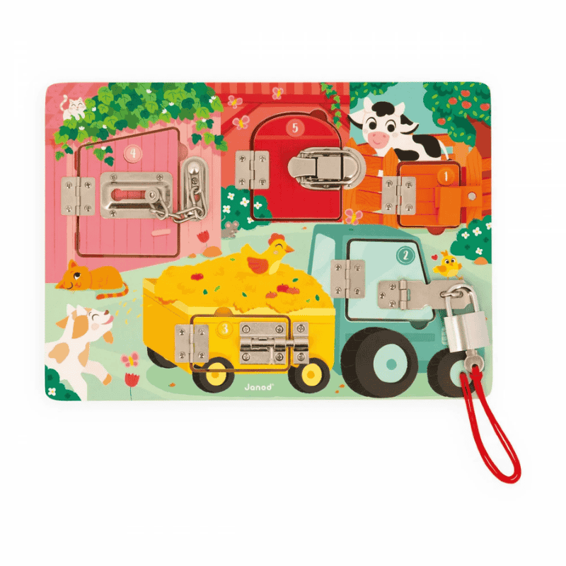 Janod S&uuml;rpriz Kilitli Pano // &Ccedil;iftlik