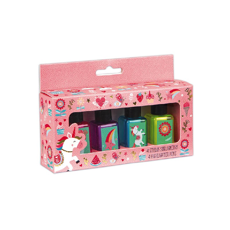 Janod  4'lü Fosforlu Kalem Seti Unicorn