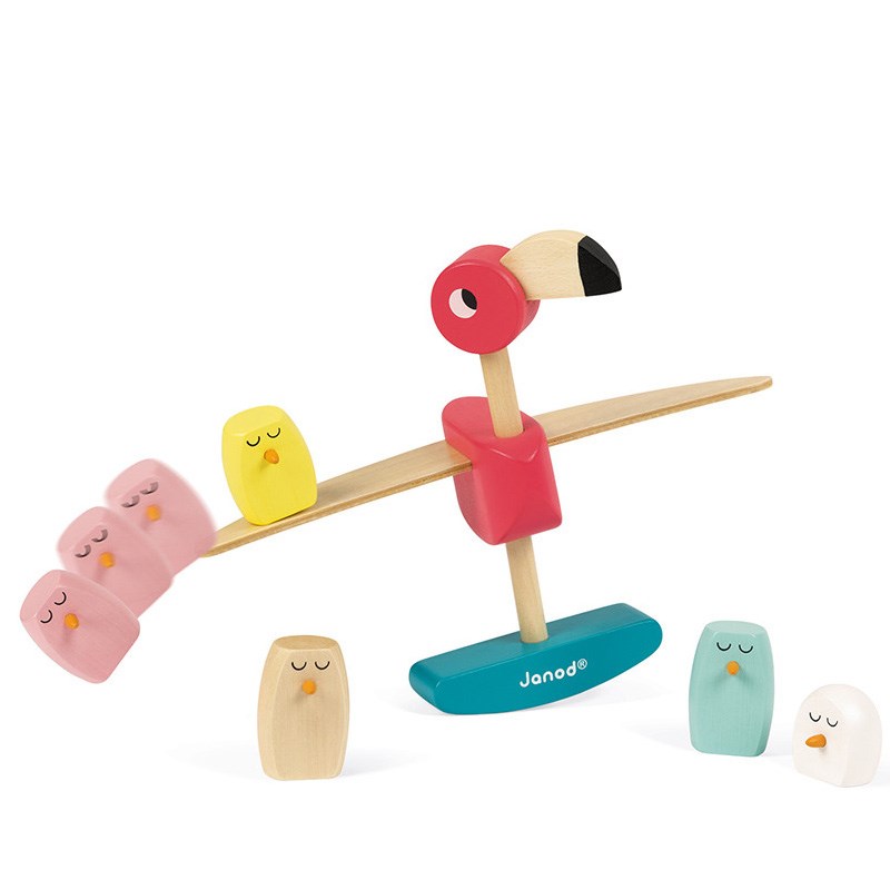 Janod  Ahşap Flamingo Denge Oyuncağı