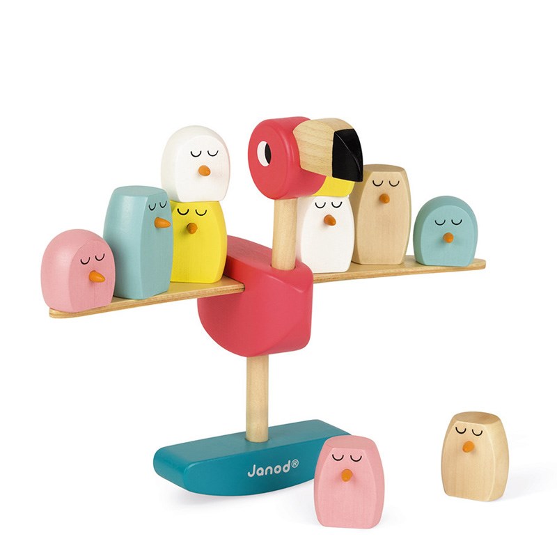 Janod  Ahşap Flamingo Denge Oyuncağı