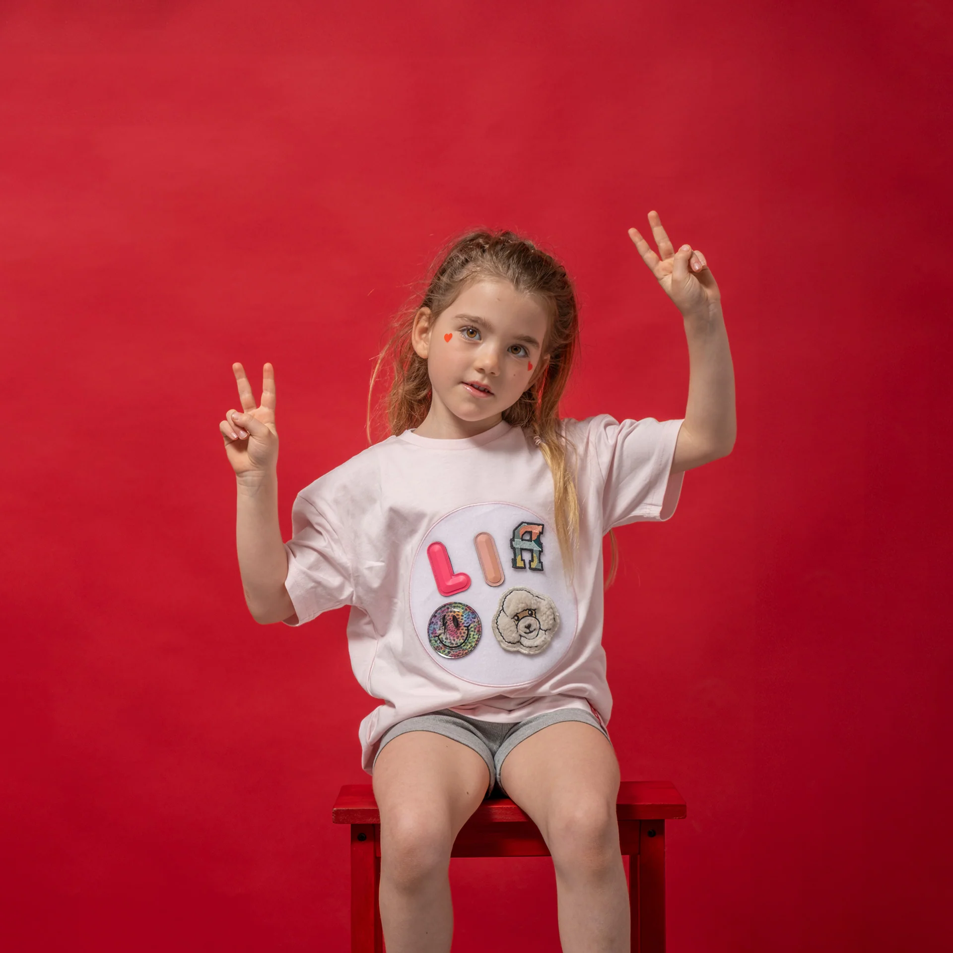 JantiFox &Ccedil;ocuk Tshirt // Pudra Pembe