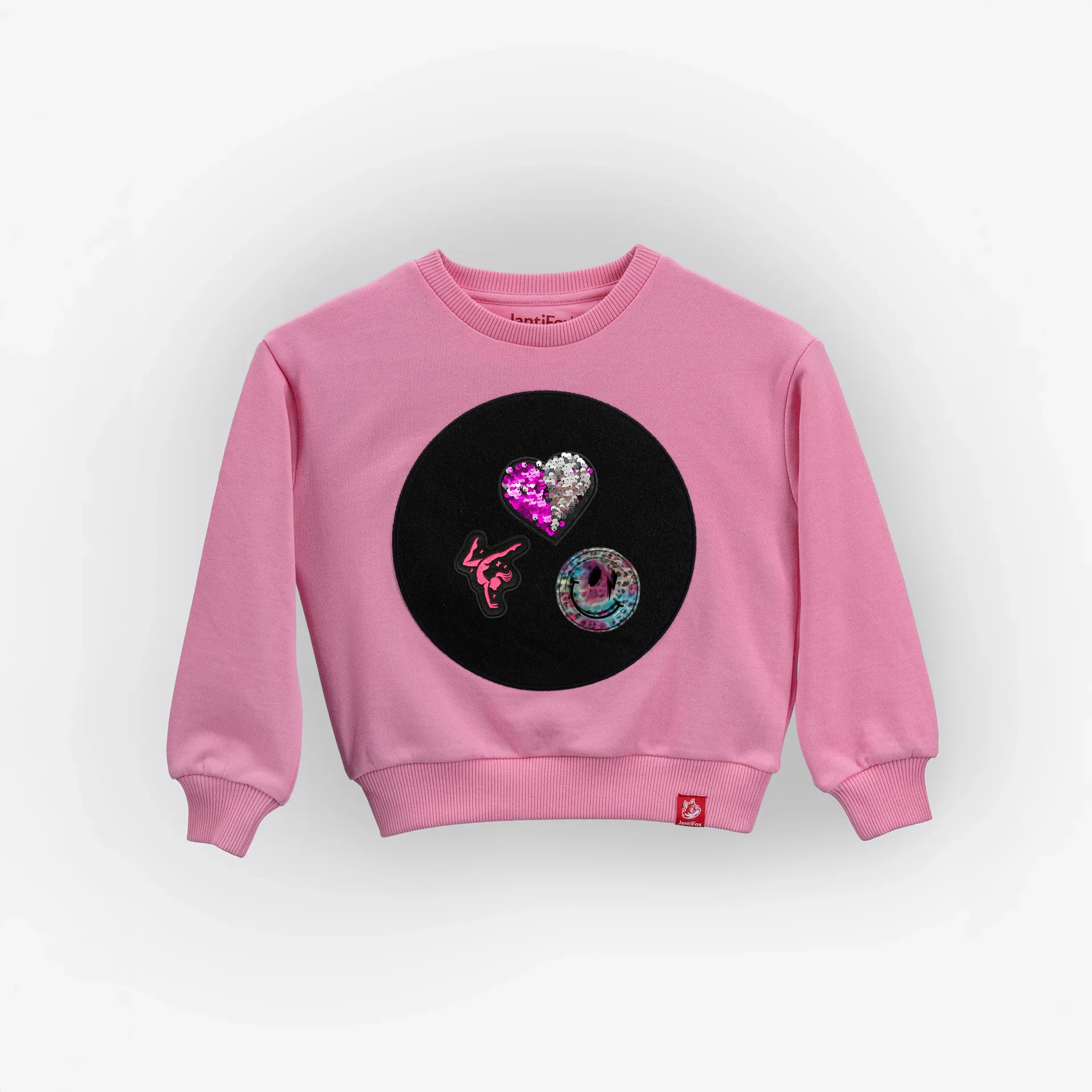 JantiFox &Ccedil;ocuk Sweatshirt // Pembe