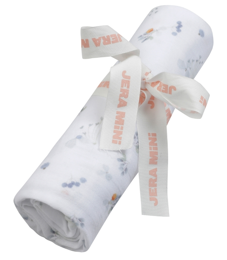 JERA MİNİ Müslin Örtü (M) // Blue Fields