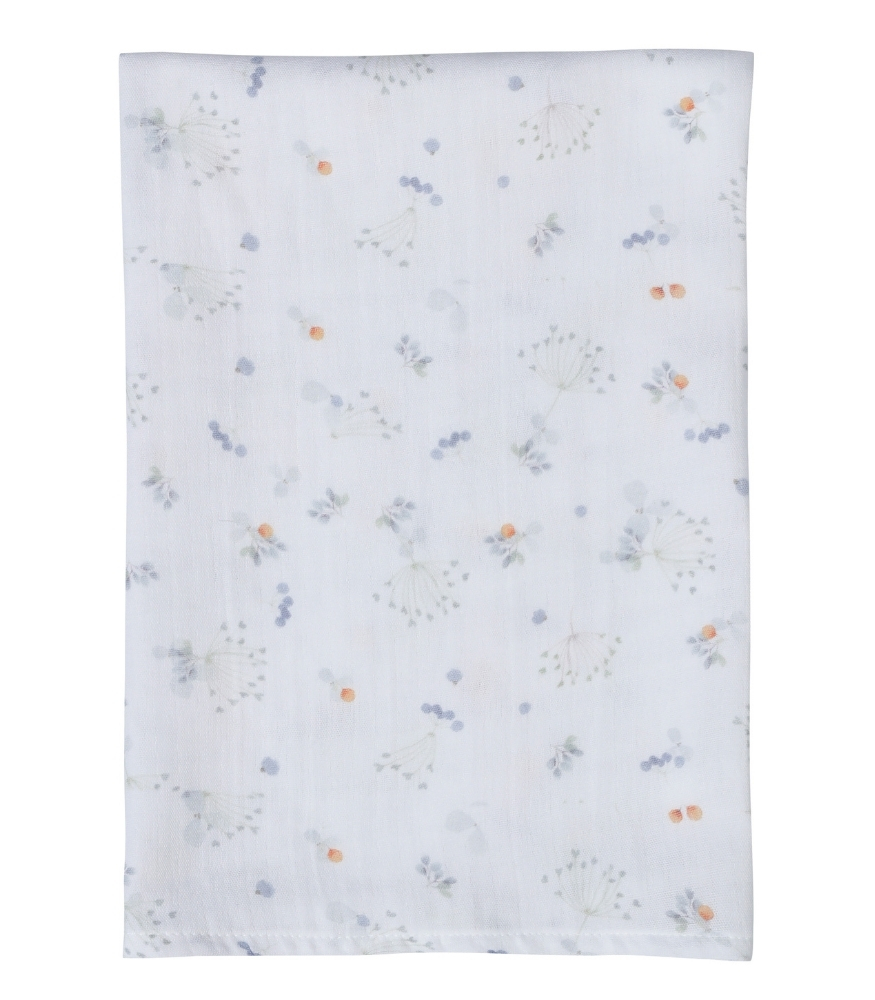 JERA MİNİ Müslin Örtü (M) // Blue Fields